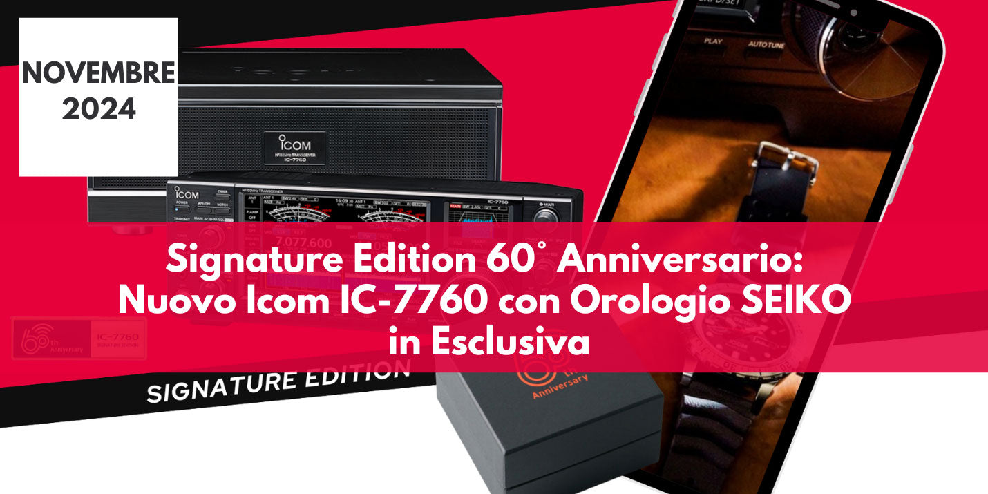 Icom IC-7760 Signature Edition: il ricetrasmettitore esclusivo per radioamatori di alto livello