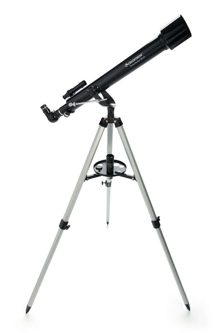Telescopio Celestron Powerseeker 60AZ su treppiede in alluminio