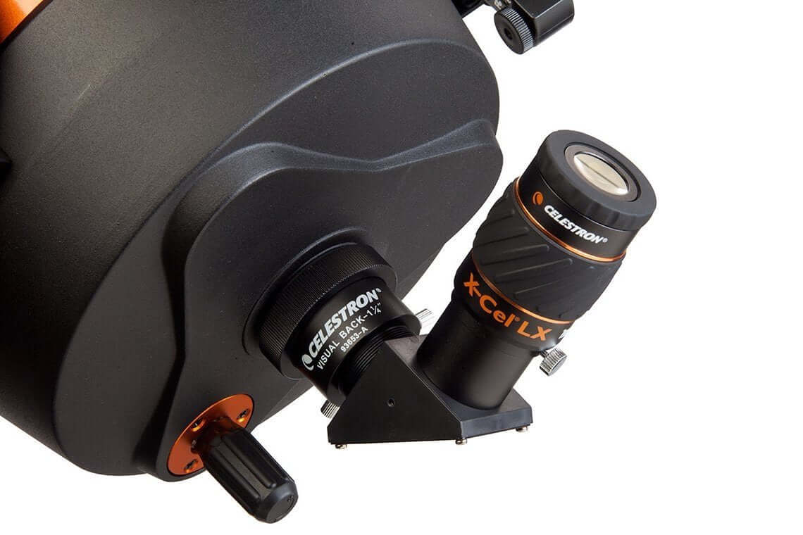 Oculare Celestron X-CEL LX 7mm montato su telescopio