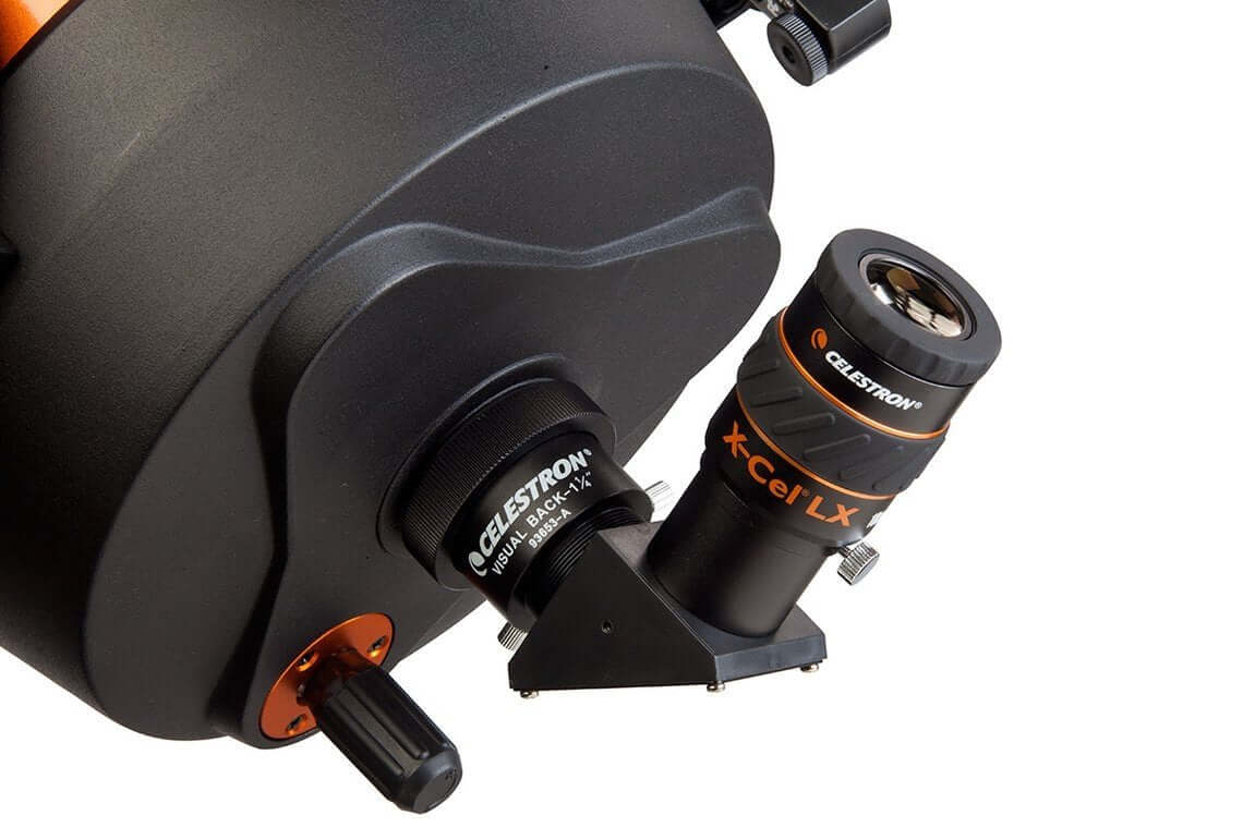 Oculare Celestron X-CEL LX 18mm montato su telescopio