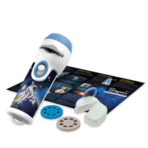 Proiettore Torcia Spaziale con dischi immagini dell'universo