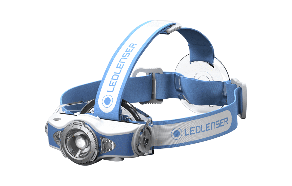 Torcia frontale Led Lenser MH11 Blu con Bluetooth