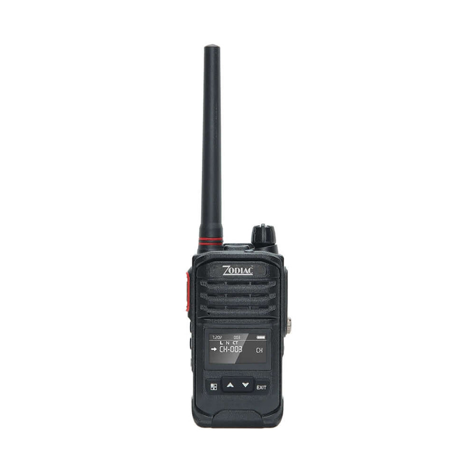 Ricetrasmettitore portatile Zodiac K6 PMR446 a 8 canali, robusto e compatto