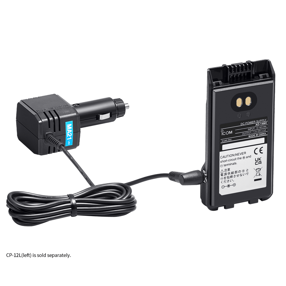 Adattatore Icom AD-149H per IC-T10, cavo di alimentazione.