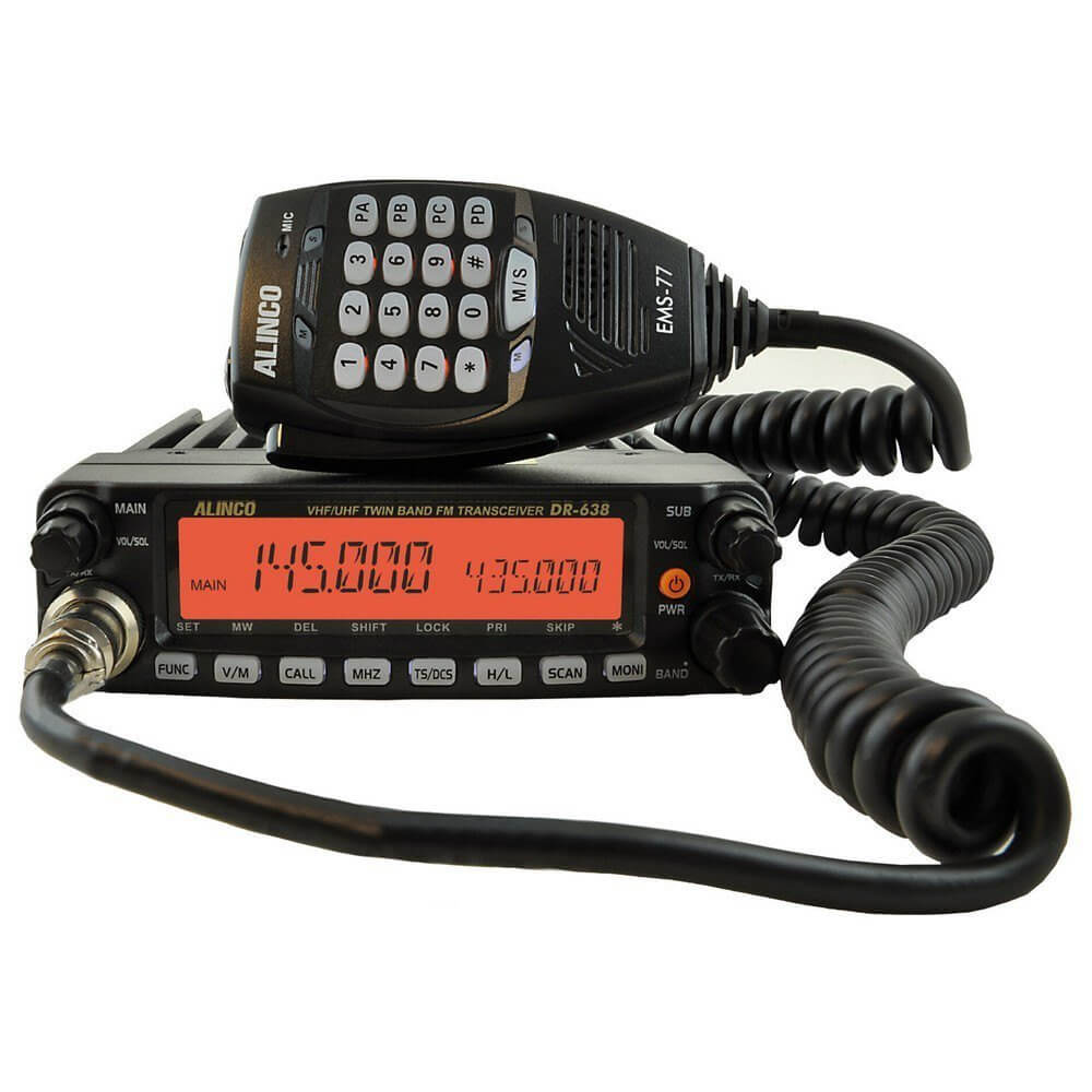 Ricetrasmettitore Alinco DR-638HE VHF UHF display retroilluminato