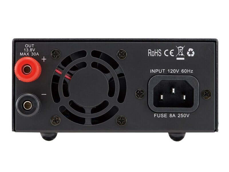 Alinco DM-430E, alimentatore switching compatto 30A, retro