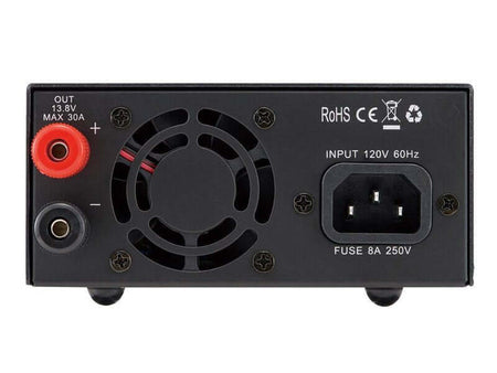 Alinco DM-430E, alimentatore switching compatto 30A, retro