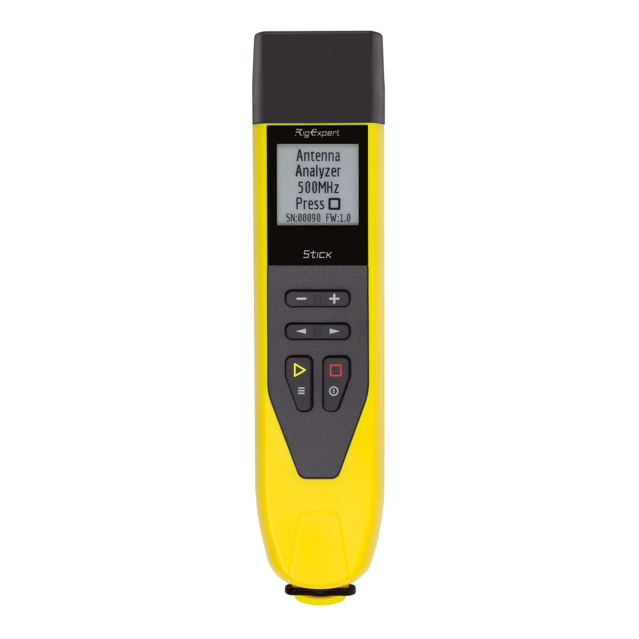 Analizzatore d'antenna RigExpert Stick 500, 0,1-500MHz, giallo.