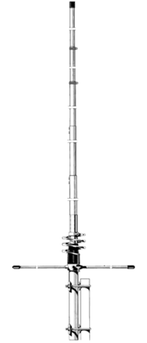 Antenna Sirio Tornado 50-60, base 6 metri, 50-60 MHz.