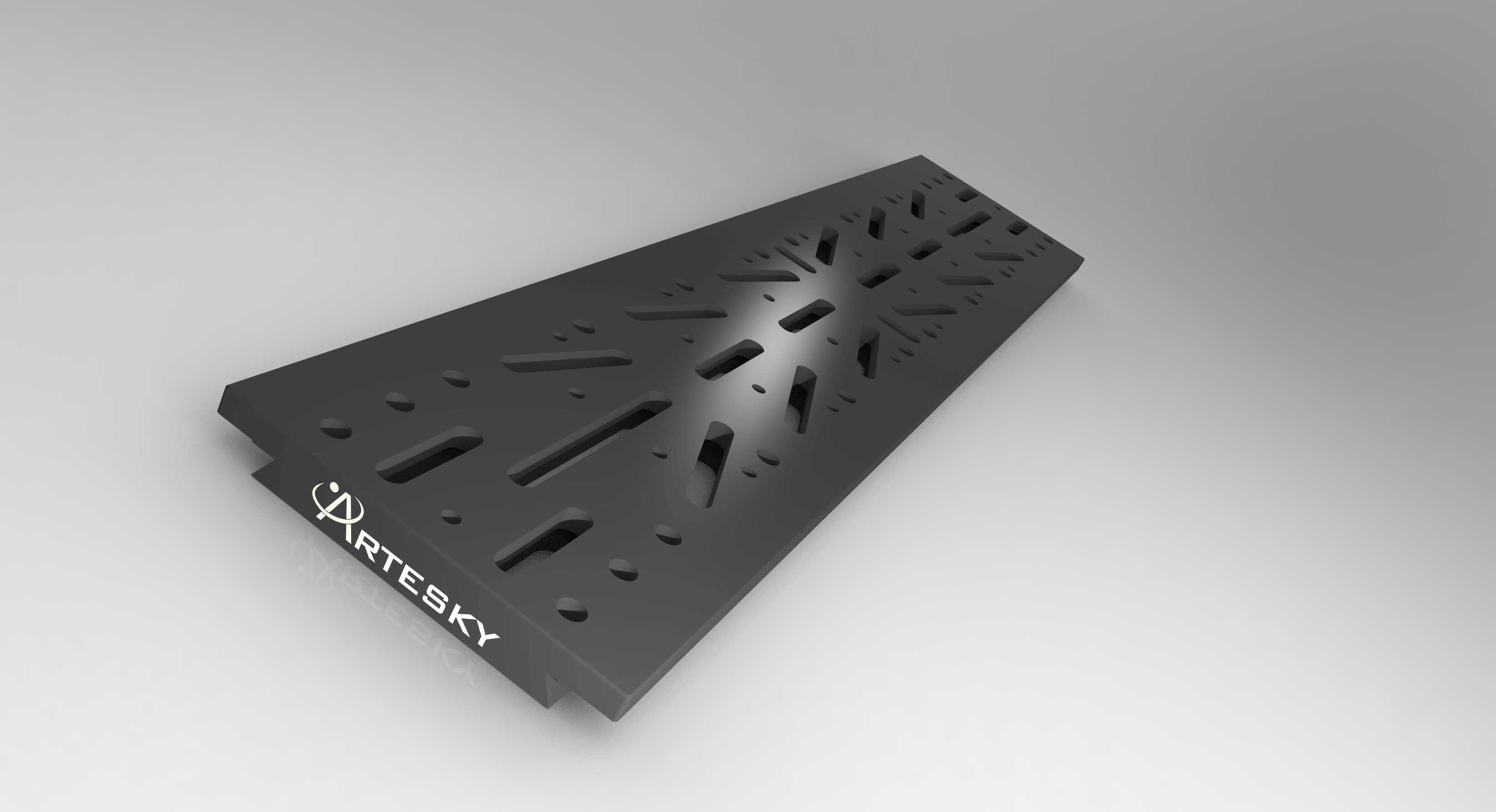 Piastra Losmandy 480mm Artesky, montaggio telescopi grandi.