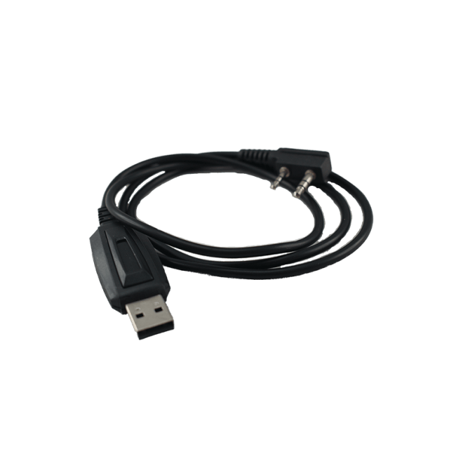 Cavo USB nero con doppio jack audio da 3,5 mm