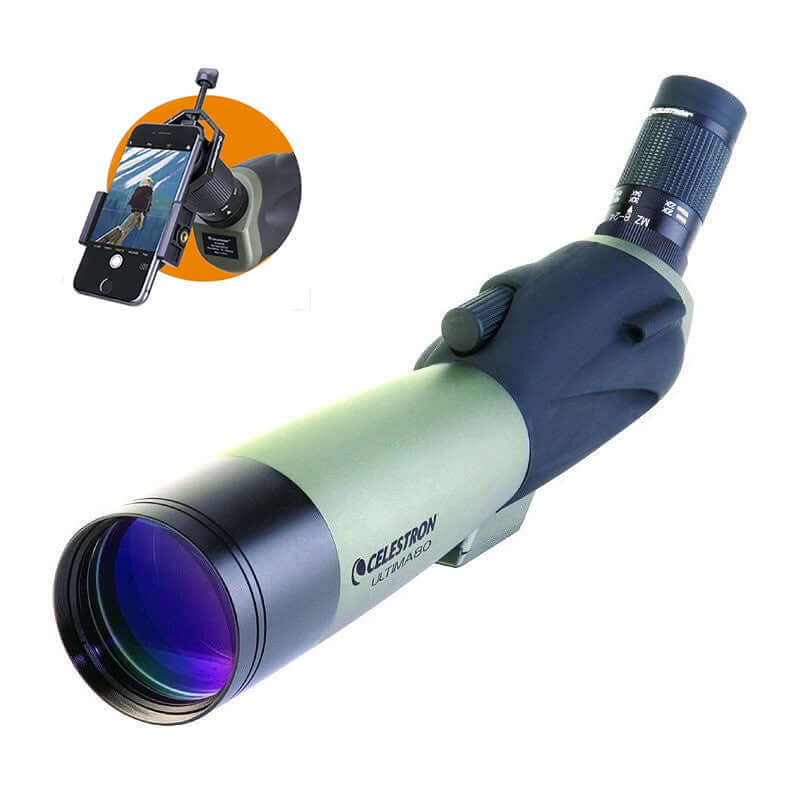 Cannocchiale Celestron Ultima 80 Smart con adattatore smartphone