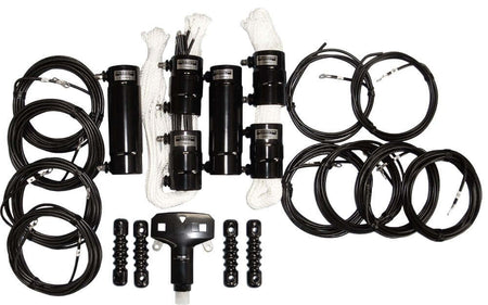 Set completo dipolo multibanda Diamond DD-W8010, cavi e accessori per radioamatori, bande 10-15-20-40-80 metri, connettore SO-239.