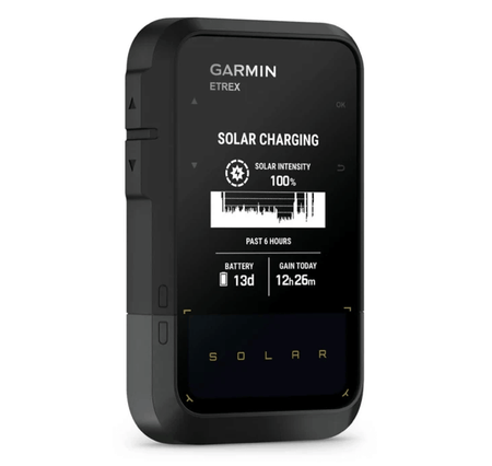 Garmin eTrex Solar GPS con ricarica solare e durata batteria