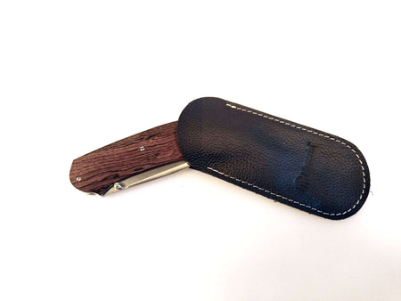 Coltello Maserin Birdland Bocote con fodero, legno e acciaio