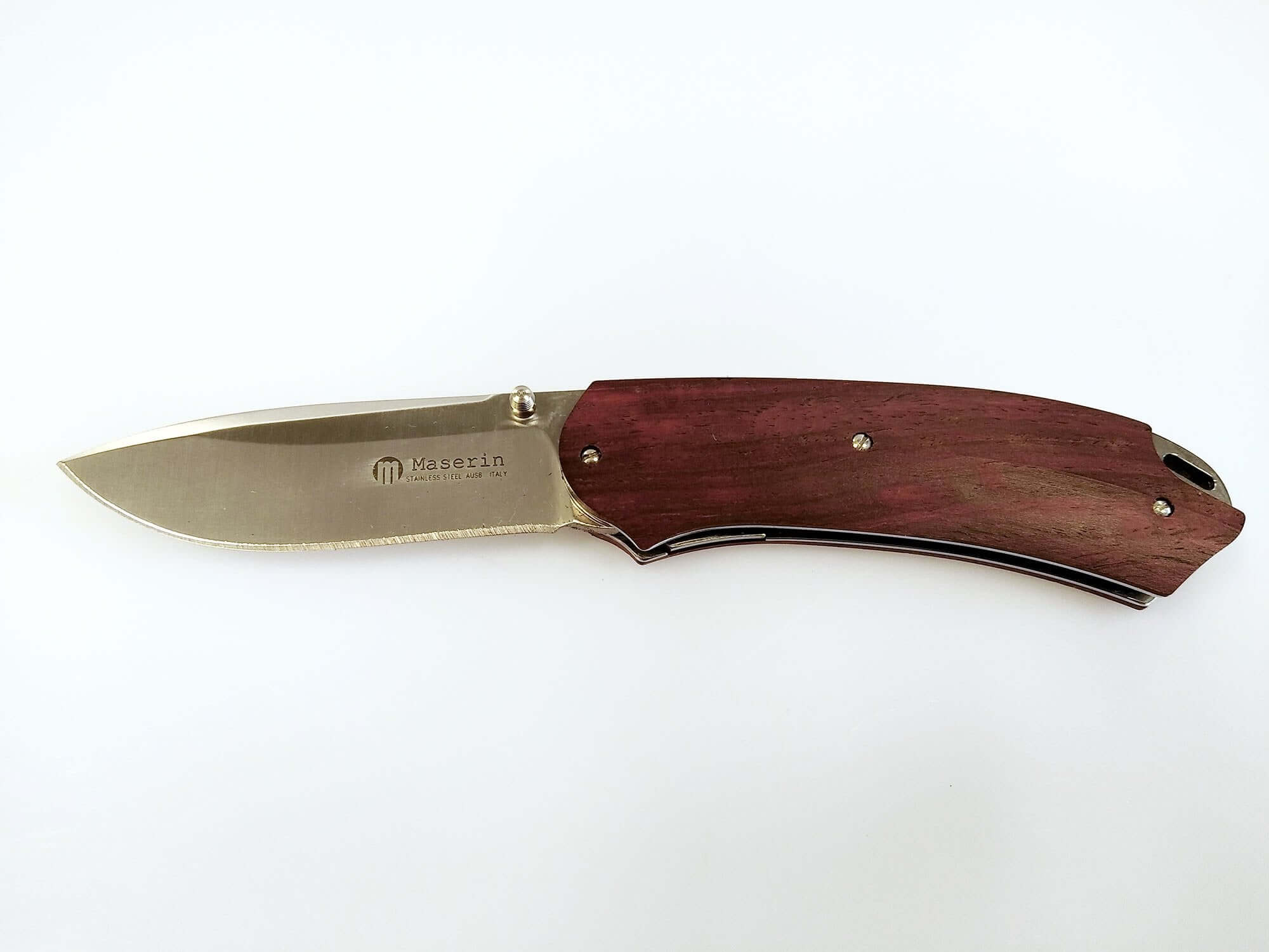 Coltello sportivo Maserin Birdland Cocobolo, lama 77mm