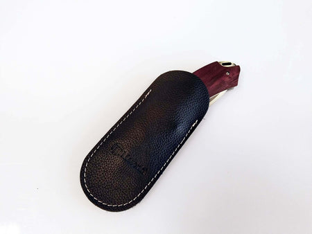 Maserin Birdland Cocobolo in custodia di pelle nera