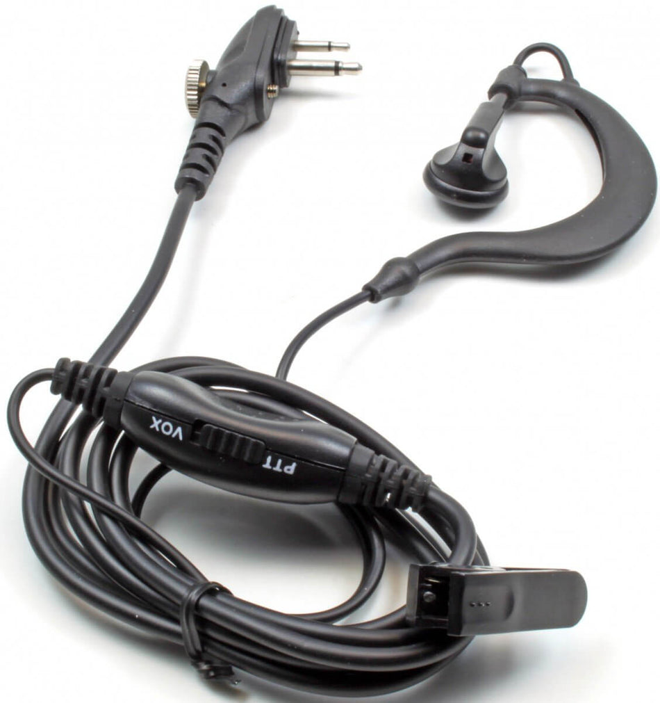 Microfono auricolare Midland MA27-M per G15-G18 con PTT e Vox