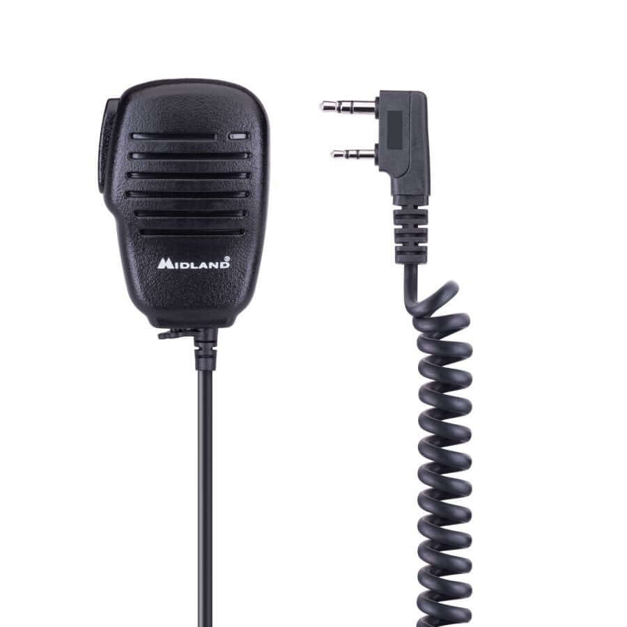 Microfono Midland C074 - Dinamico Omnidirezionale, Impedenza 500 Ohm, Connettore 4 Pin Per Radio Alan 48/68s, 8001xt