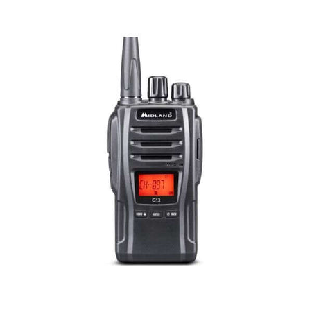 Ricetrasmittente Midland G13 PMR446, display LCD, impermeabile.