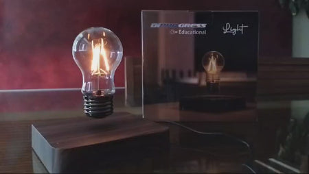 Lampada a levitazione magnetica DiProgress LIGHT in funzione
