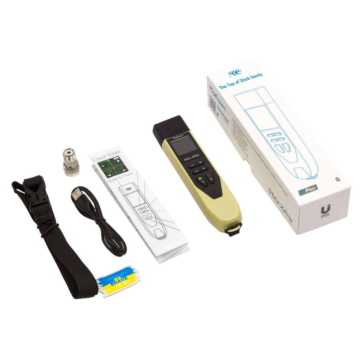 RigExpert Stick XPro, analizzatore d'antenna, accessori inclusi