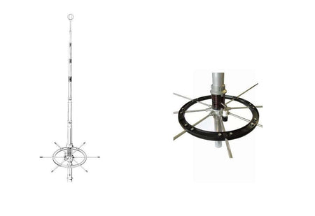 Antenna Sirio Blizzard 2700 CB 5/8 con radiali in nylon
