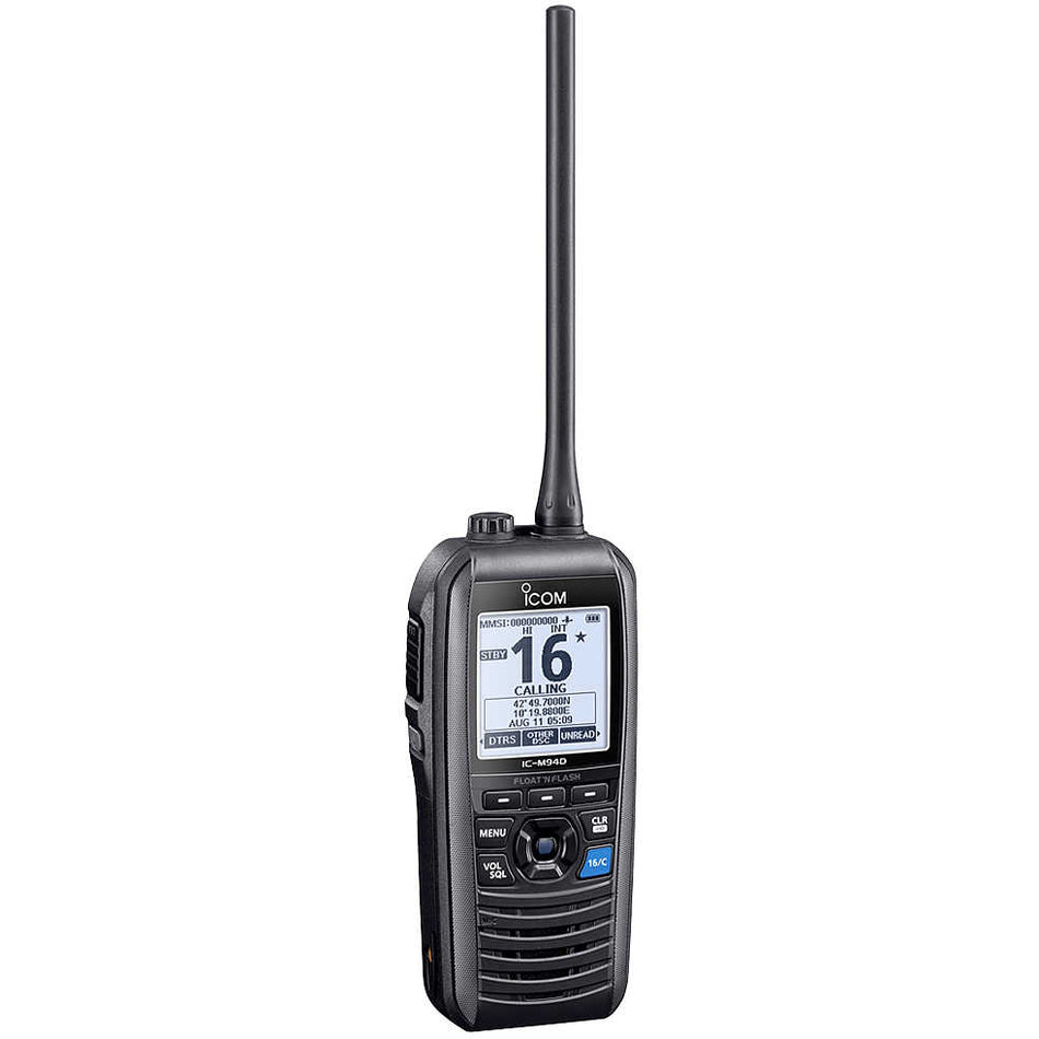 Icom IC-M94DE VHF portable marine 6W avec GPS et récepteur AIS
