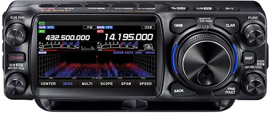 Alt Tag: Yaesu FTX-1F ricetrasmettitore SDR portatile 6W.