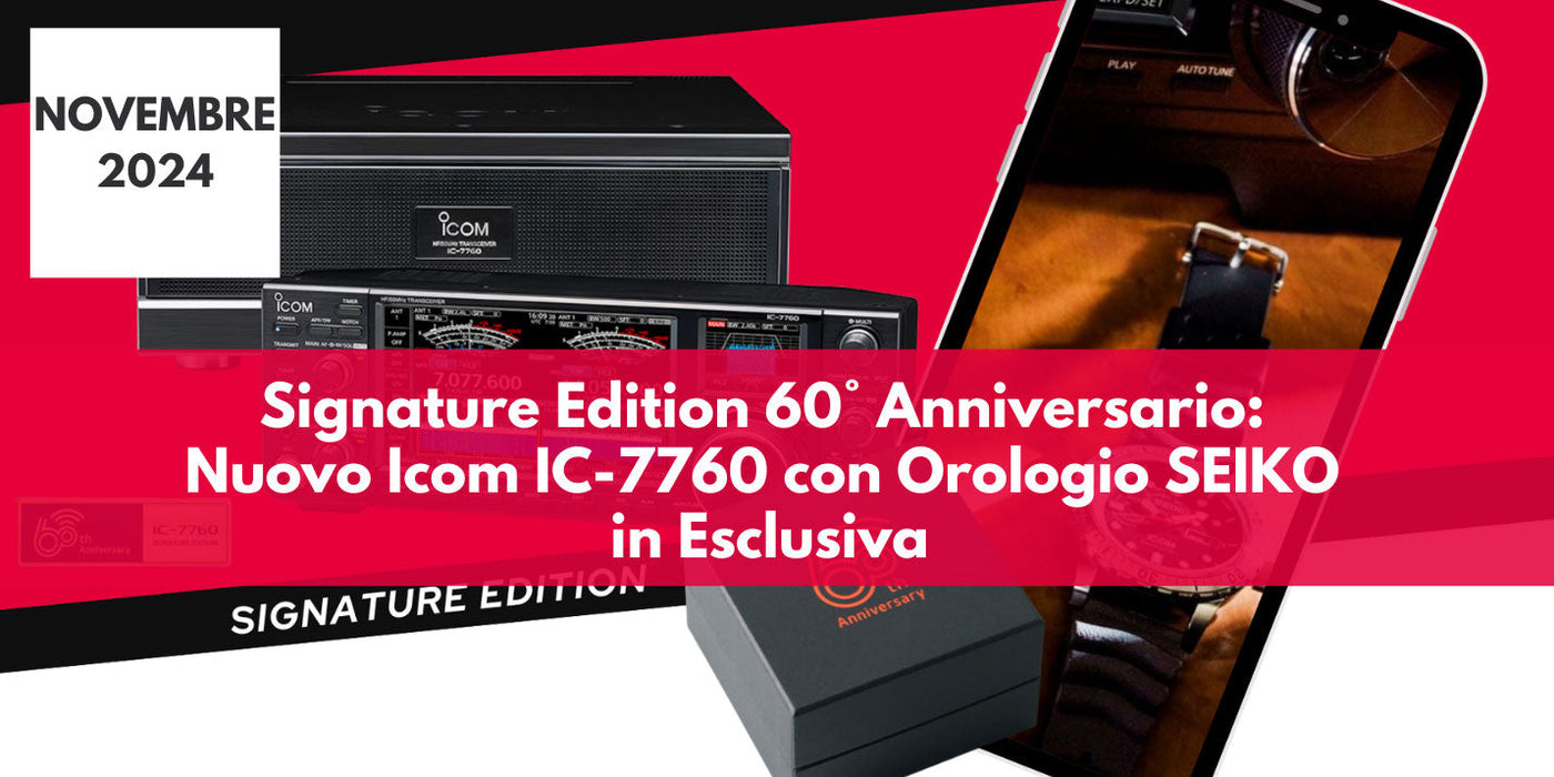 Icom IC-7760 Signature Edition: il ricetrasmettitore esclusivo per radioamatori di alto livello