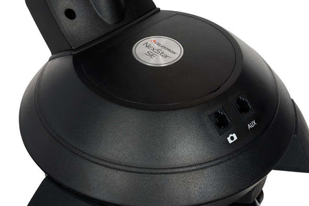 Dettaglio montatura Celestron Nexstar 5 SE con connettori.