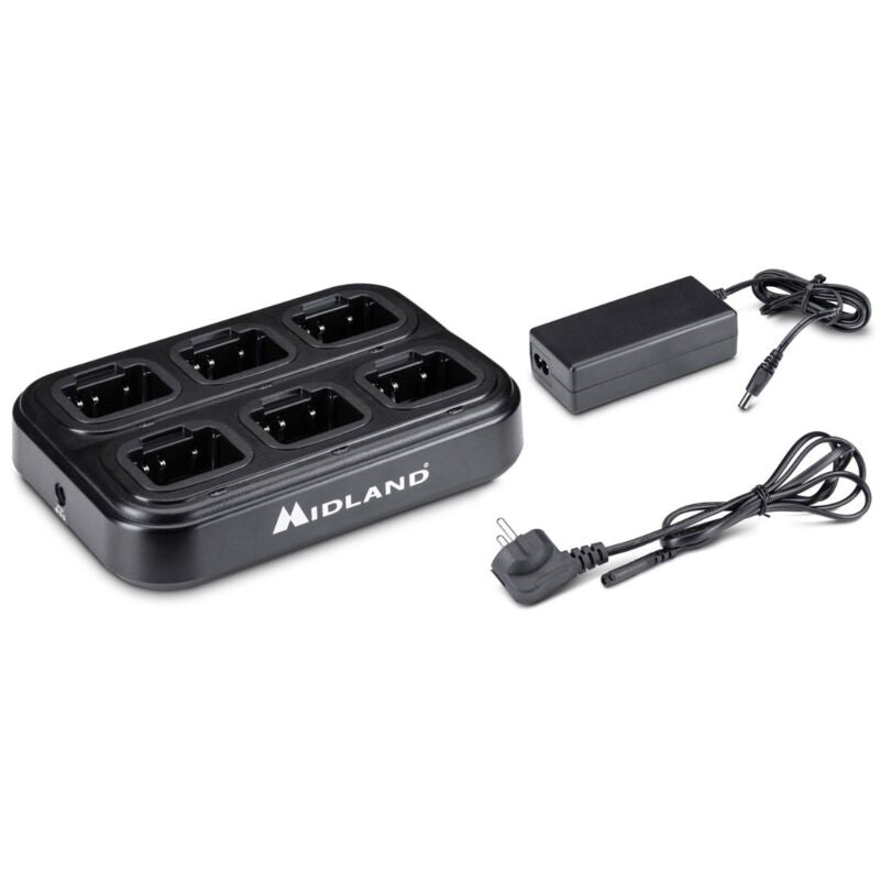 Midland Caricabatterie 6 pezzi per G15/G18 Pro