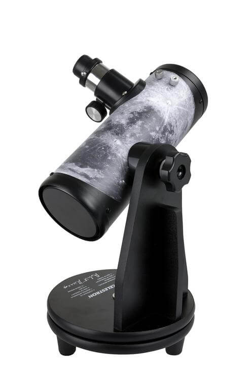 Telescopio Celestron Firstscope 76, edizione Luna, firmato Robert Reeves.