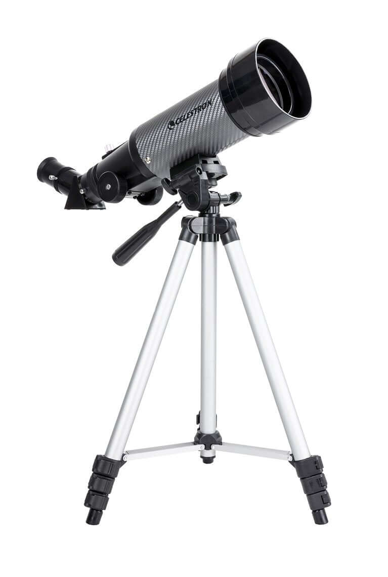 Telescopio Celestron Travelscope 70 DX su treppiede in alluminio
