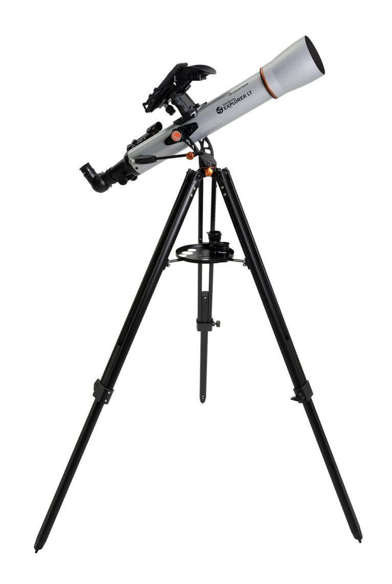 Telescopio rifrattore Celestron StarSense Explorer 70 LT su treppiede