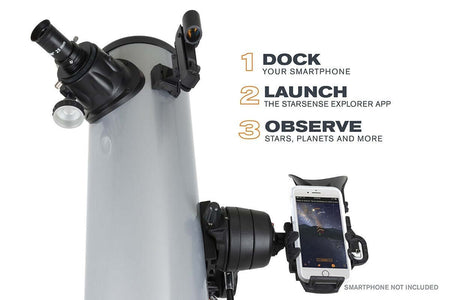 Telescopio Celestron Starsense con supporto smartphone e app