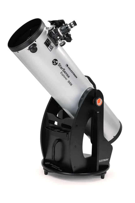 Telescopio Dobsoniano Celestron StarSense 10” con puntamento assistito per osservazione astronomica.