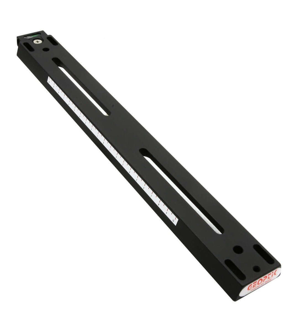 Barra Geoptik Vixen 340mm nero con bolla e scala