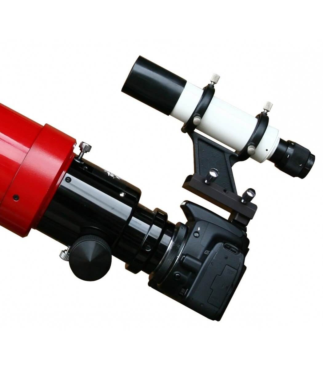 Adattatore Geoptik Flash Reflex su telescopio cercatore