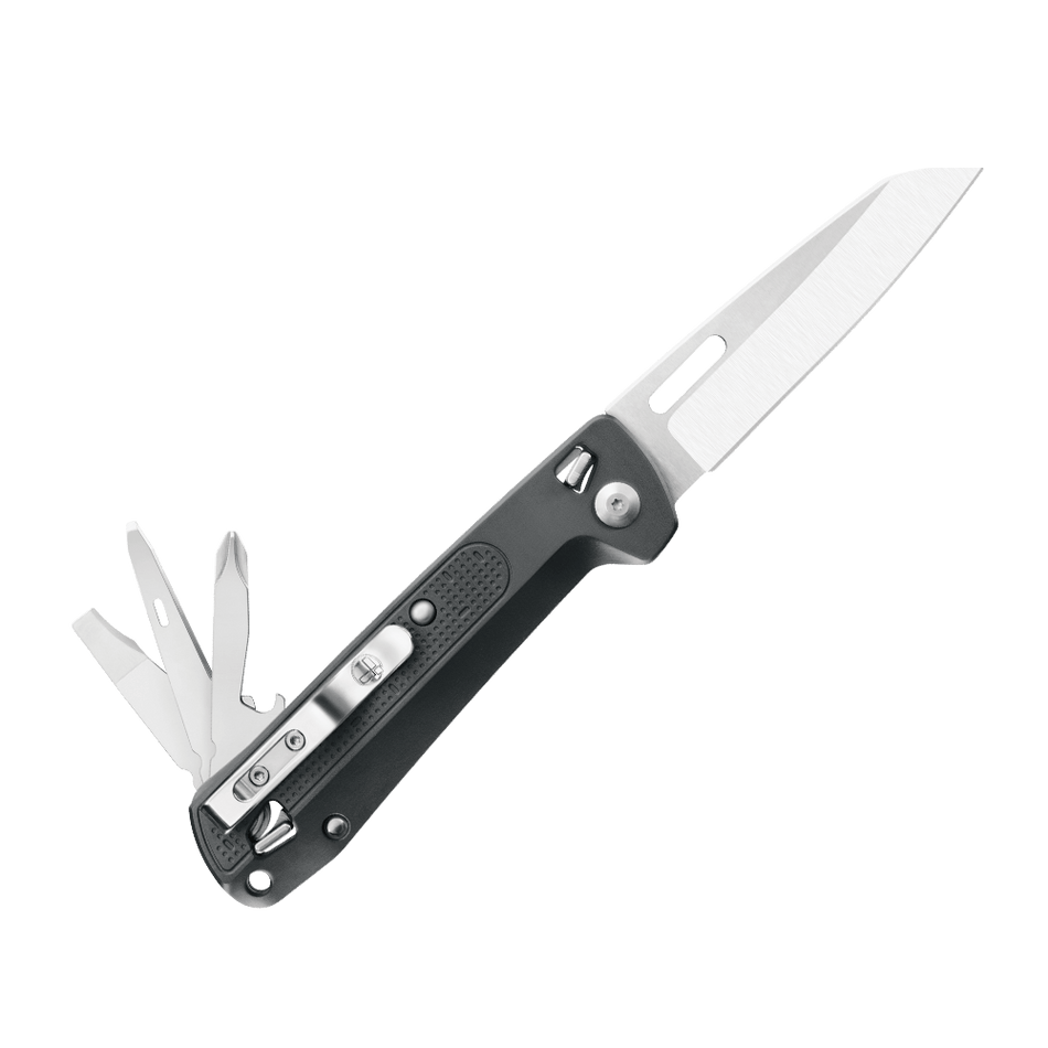 Coltello multiuso Leatherman FREE K2 Grigio con 8 attrezzi.