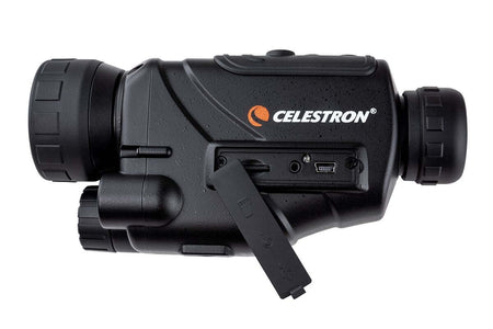 Visore notturno Celestron NV-2 4,5x40mm, lato sinistro.