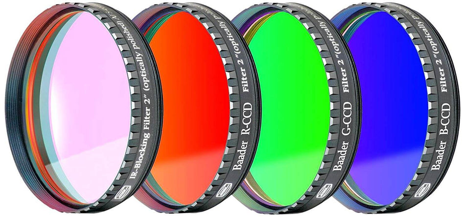 Set di filtri Baader L-RGB CCD da 2 pollici, colori vividi.