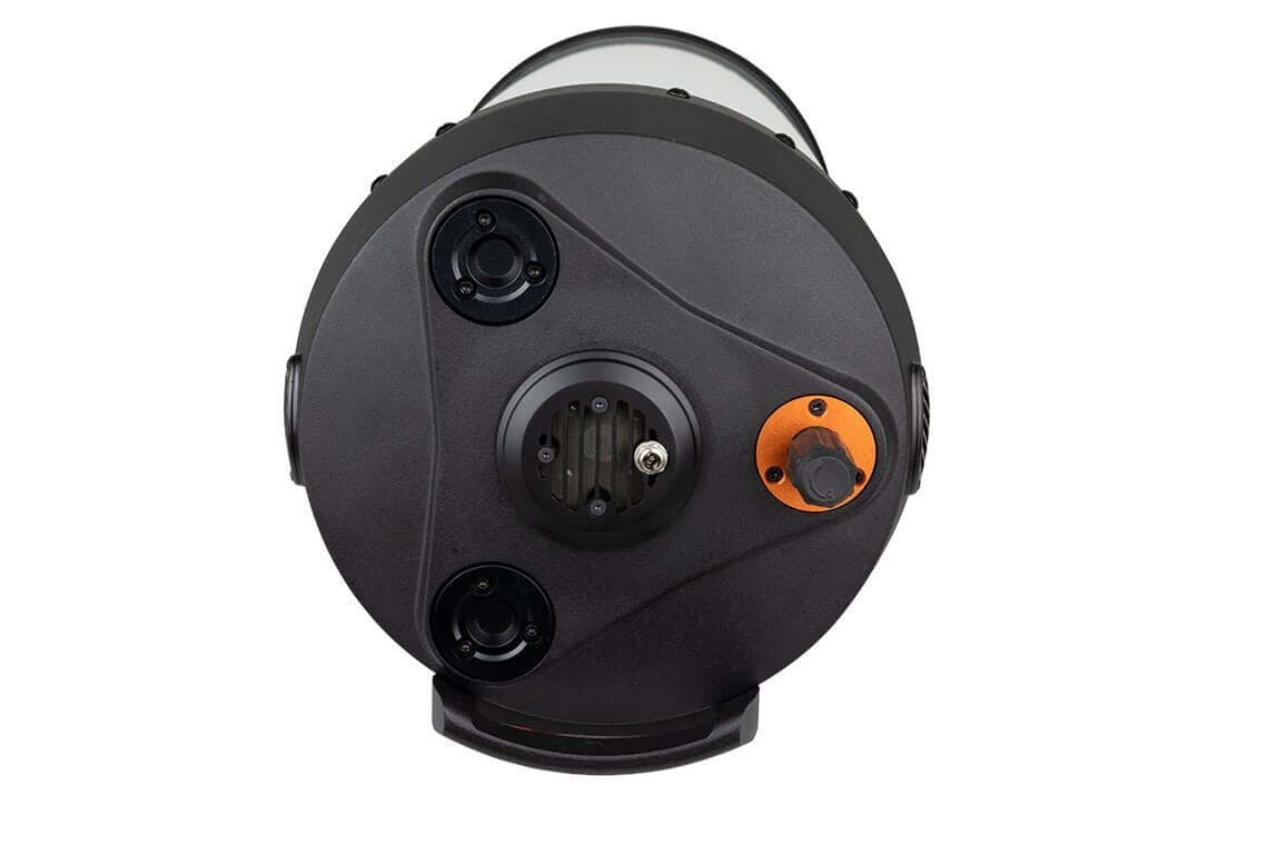 Telescopio Celestron RASA 8" fronte, ottica avanzata