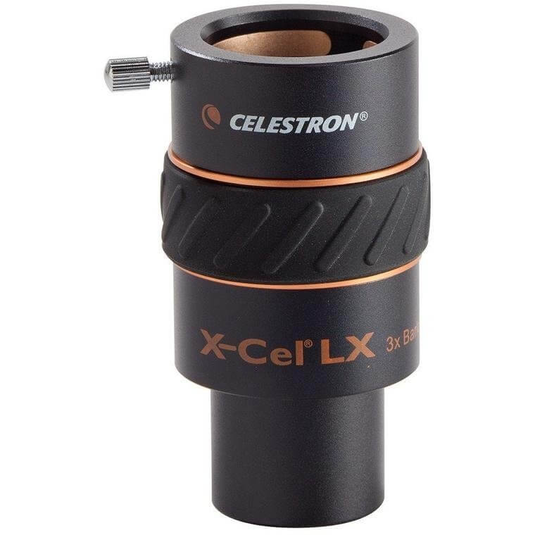 Lente Barlow Celestron X-CEL LX 3x, diametro 31.8 mm