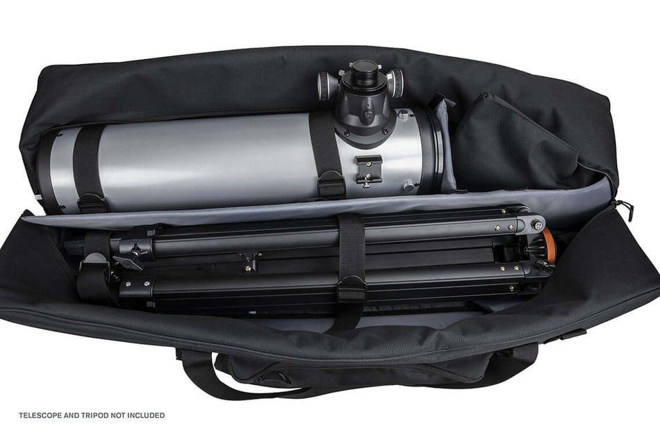 Alt Tag: Borsa Celestron con tubo ottico e treppiede riposti