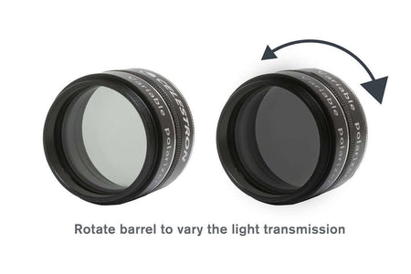 Filtro Polarizzatore Variabile Celestron, riduzione luce