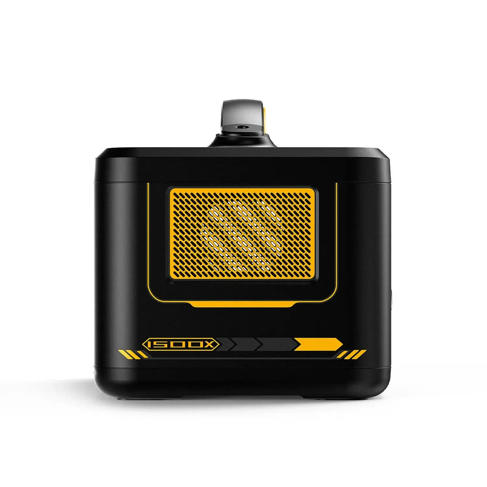 Power station VTOMAN Jump 600X nera con dettagli gialli