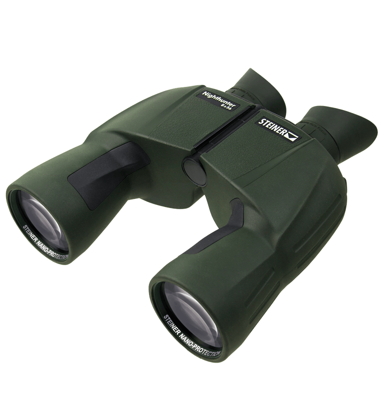 Binocolo Steiner Nighthunter 8x56 verde, alta qualità ottica.