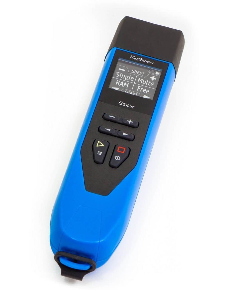 Analizzatore d'Antenna RigExpert Stick 230 colore blu.