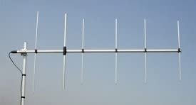 Antenna Direttiva Yagi 6 elementi VHF 140-160 MHz